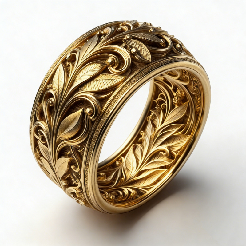 European And American-style Gold-plated Promise Rings