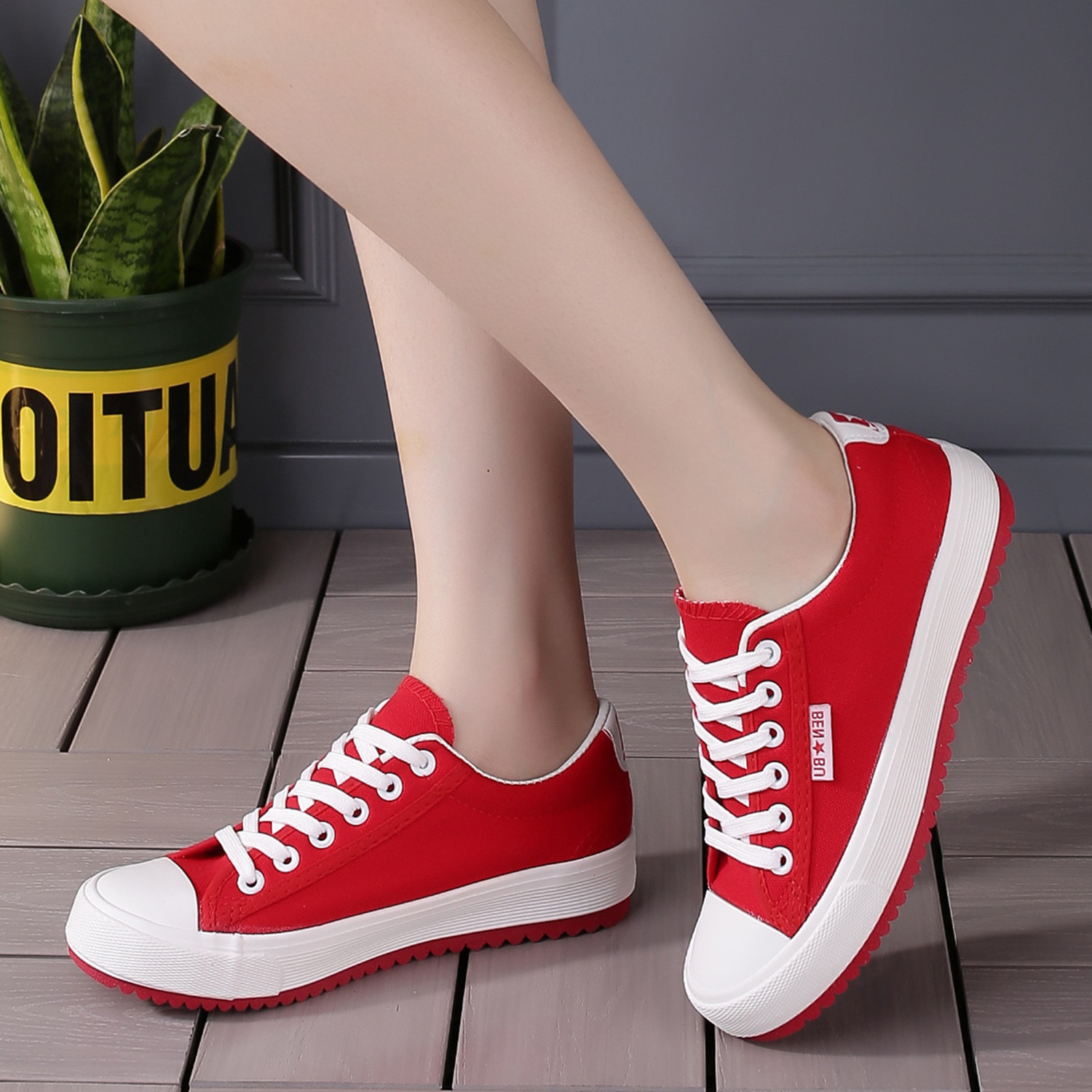 Casual Low-top Canvas Shoes, Lightweight And Flatstylish Unisex Design 8
