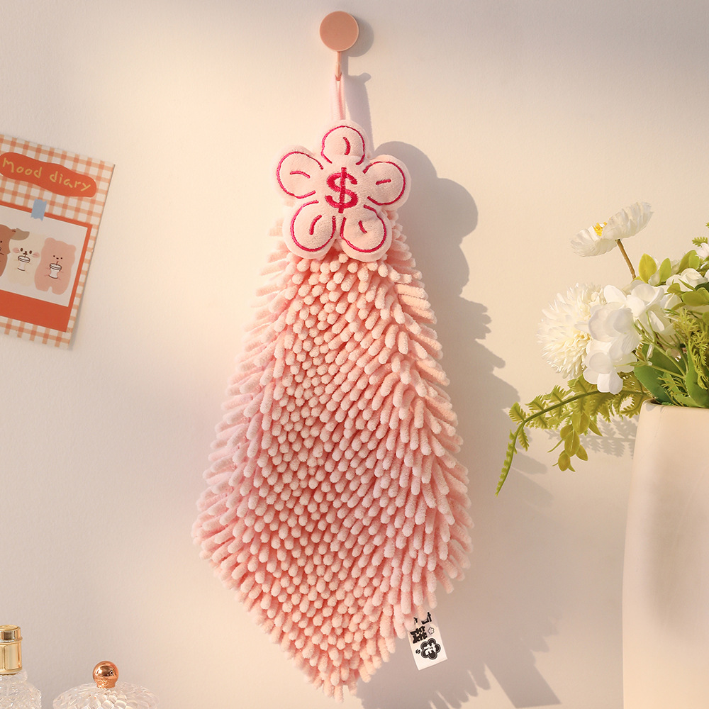 Chenille Hanging Creative Cute Hand Towel