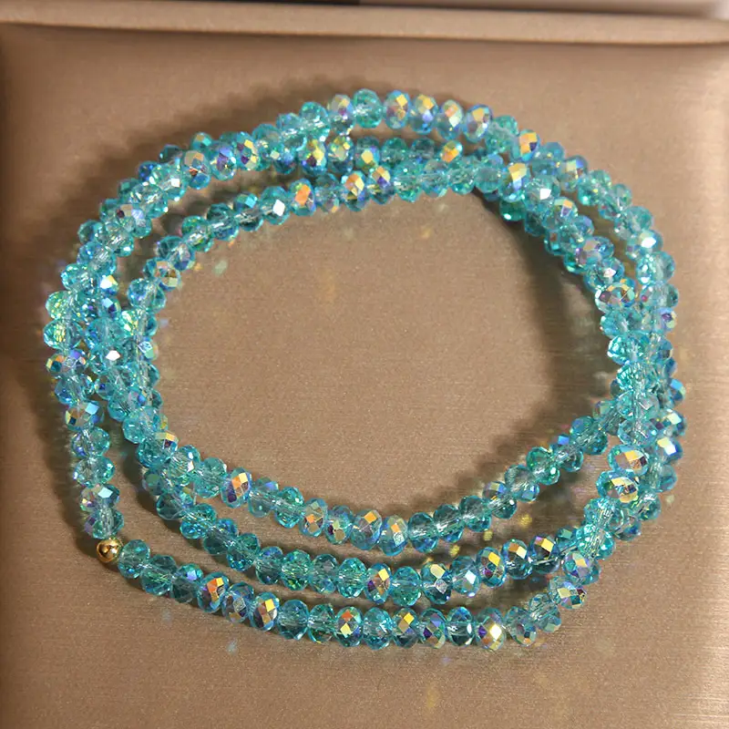 New Chinese Style Multi-layer Champagne Crystal Bracelet Women's Light Luxury