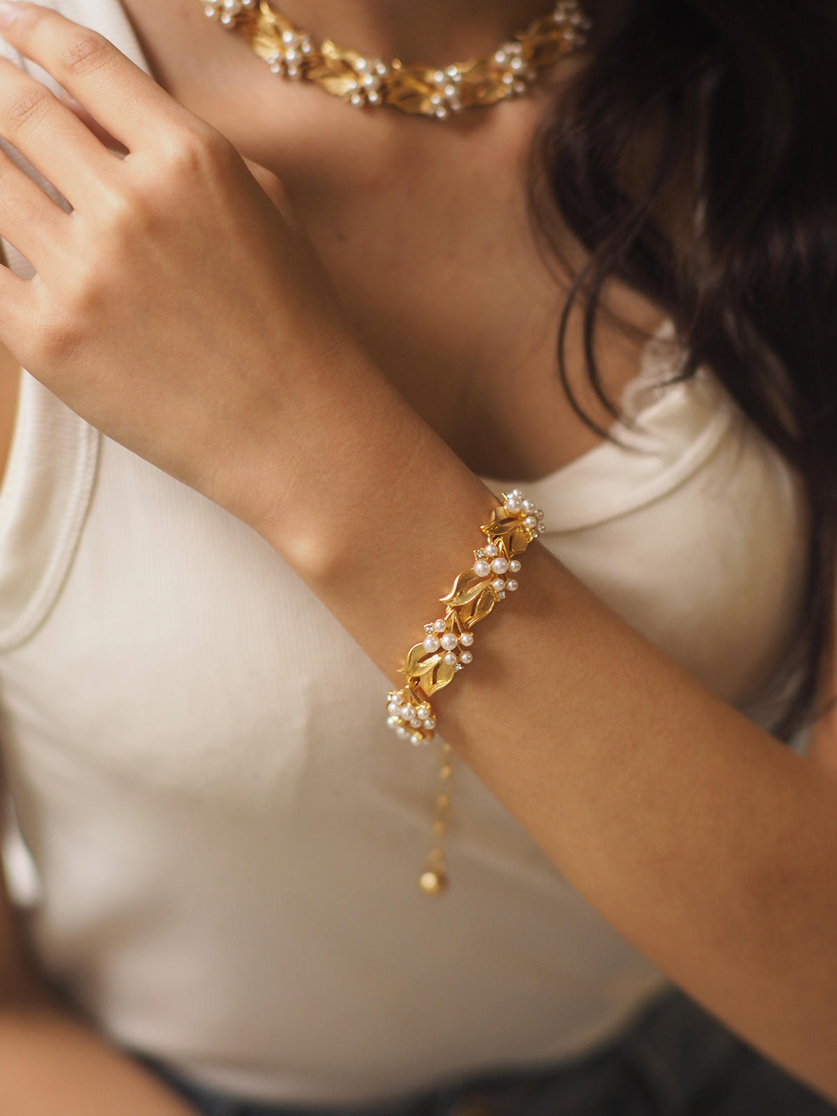 Jin Gui Series Pearl French Bracelet