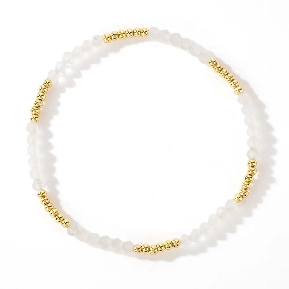 Colorful Natural Stone Handmade Beaded Bracelet For Women