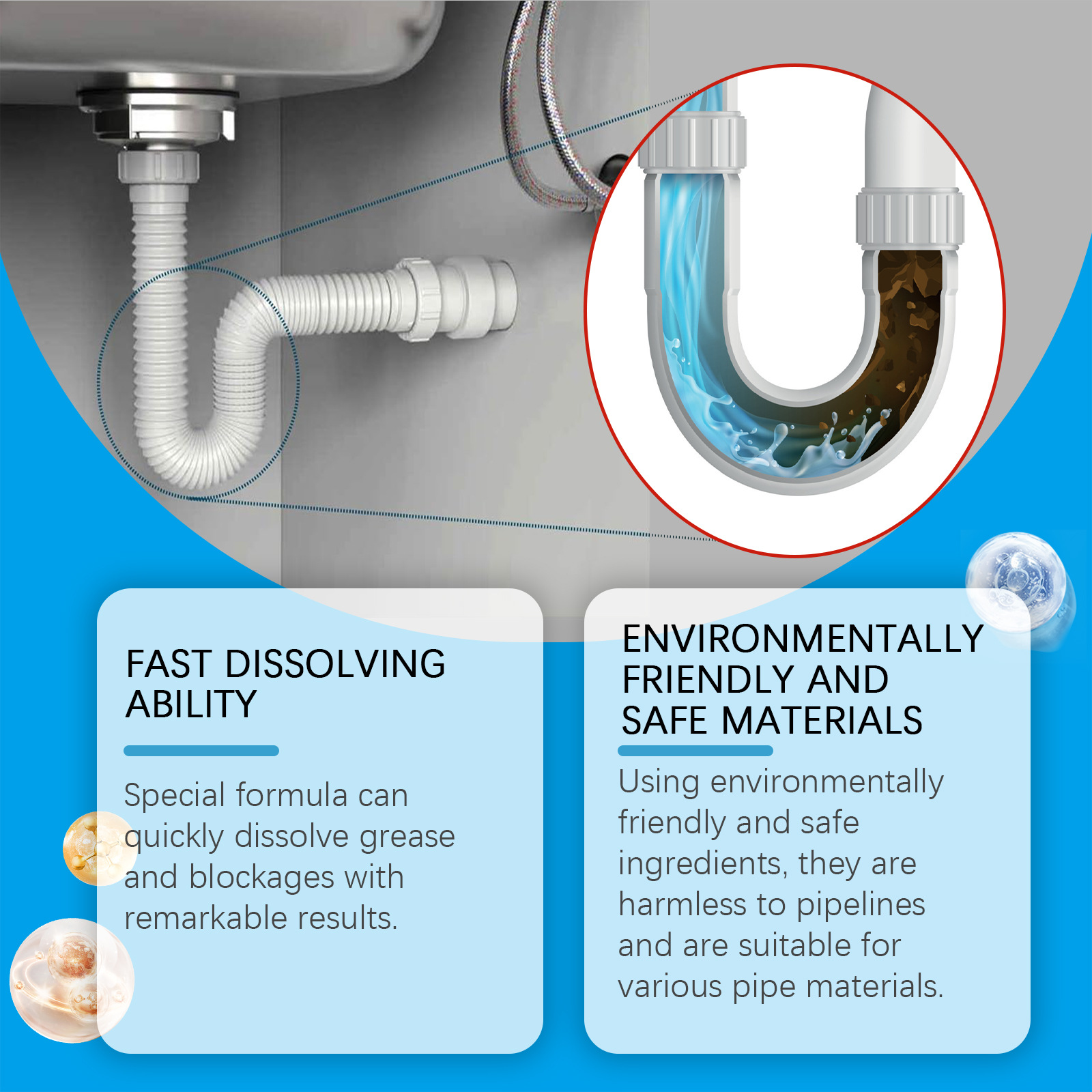 Title 8, Pipe Unclogging Effervescent Tablets Dissolved ...