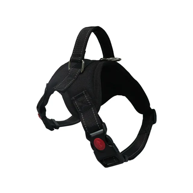 Explosion proof Medium Large Dog Pet Saddle Chest Strap Black - Shop at LoveMi