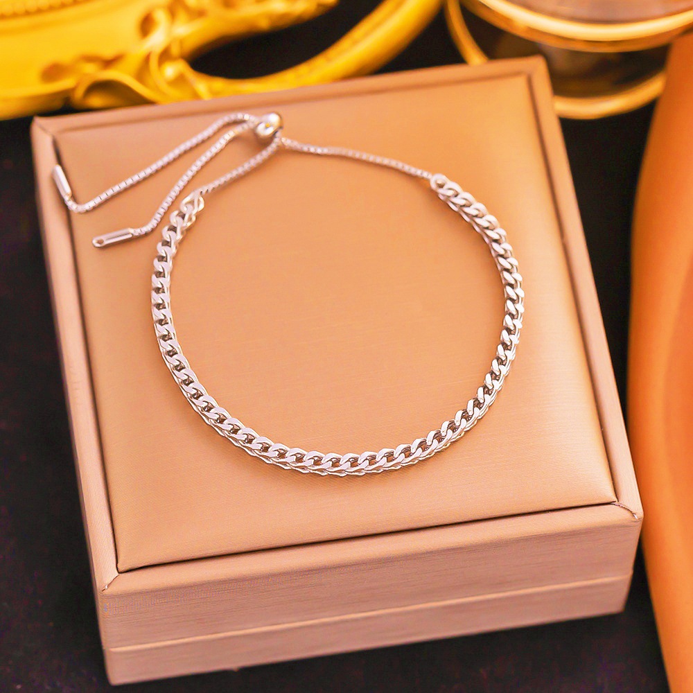 Vintage Weave Drawable Titanium Steel Bracelet