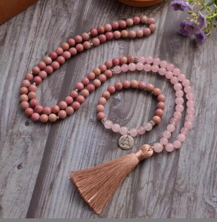 Necklace Amazonite Tassel Pendant Necklace