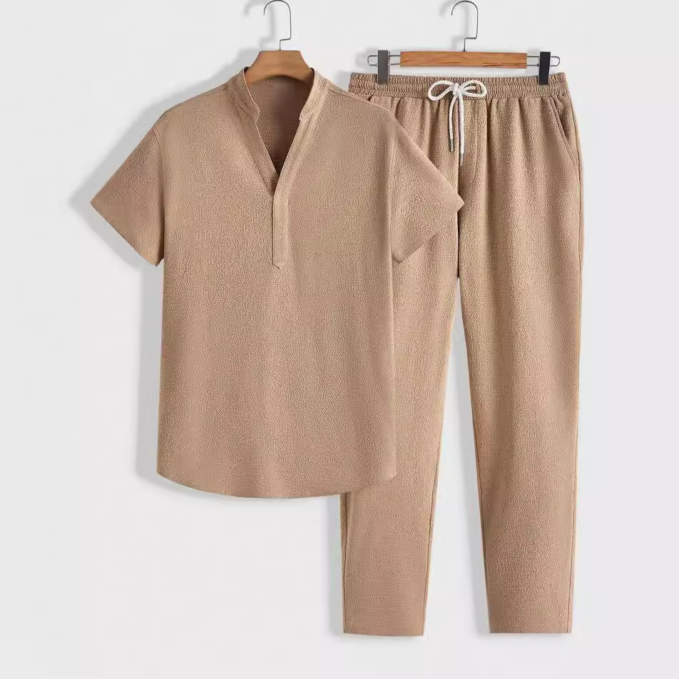 Summer New European And American Style Mens Casual Sports Suit