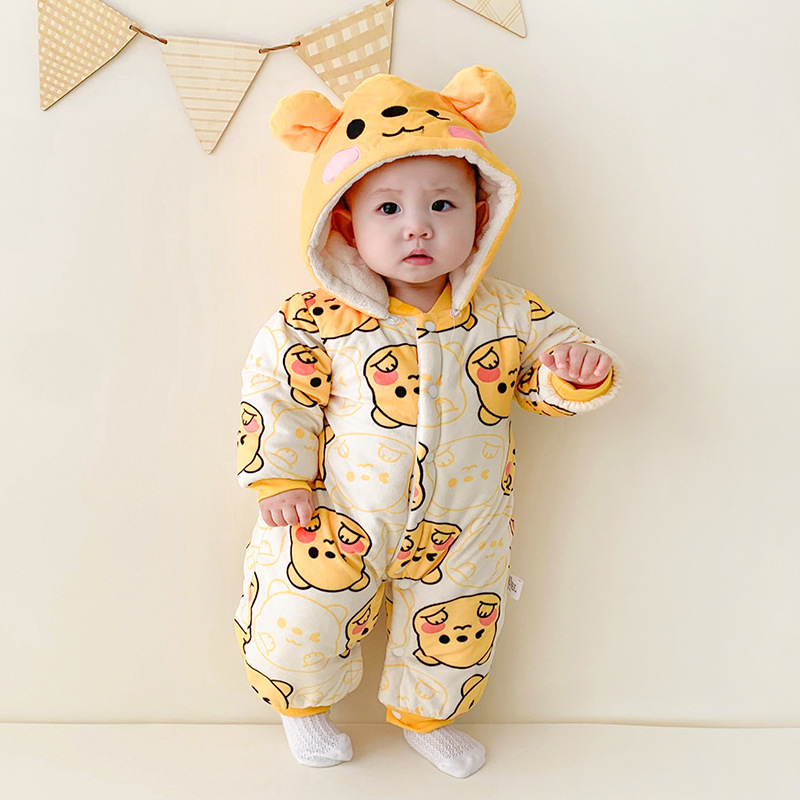 M986 Little Bear Fleece Romper