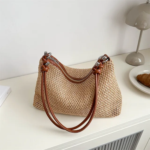 Stylish Retro Minimalism Tote Bag For Women Brown - Shop at LoveMi
