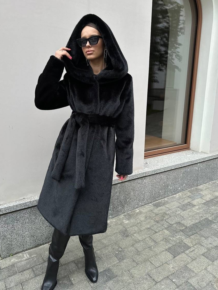 Long Hooded Coat For Women - Image 4