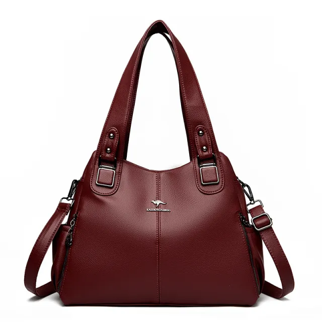 New Women's Shoulder Bag Fashion Elegant Crossbody Bag Vintage Shoulder Tote Bag Designer Ladies Large Capacity Purse Bags Red - Shop at LoveMi
