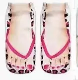 3D printed Flip flop Toe Socks Style4 - Shop at LoveMi