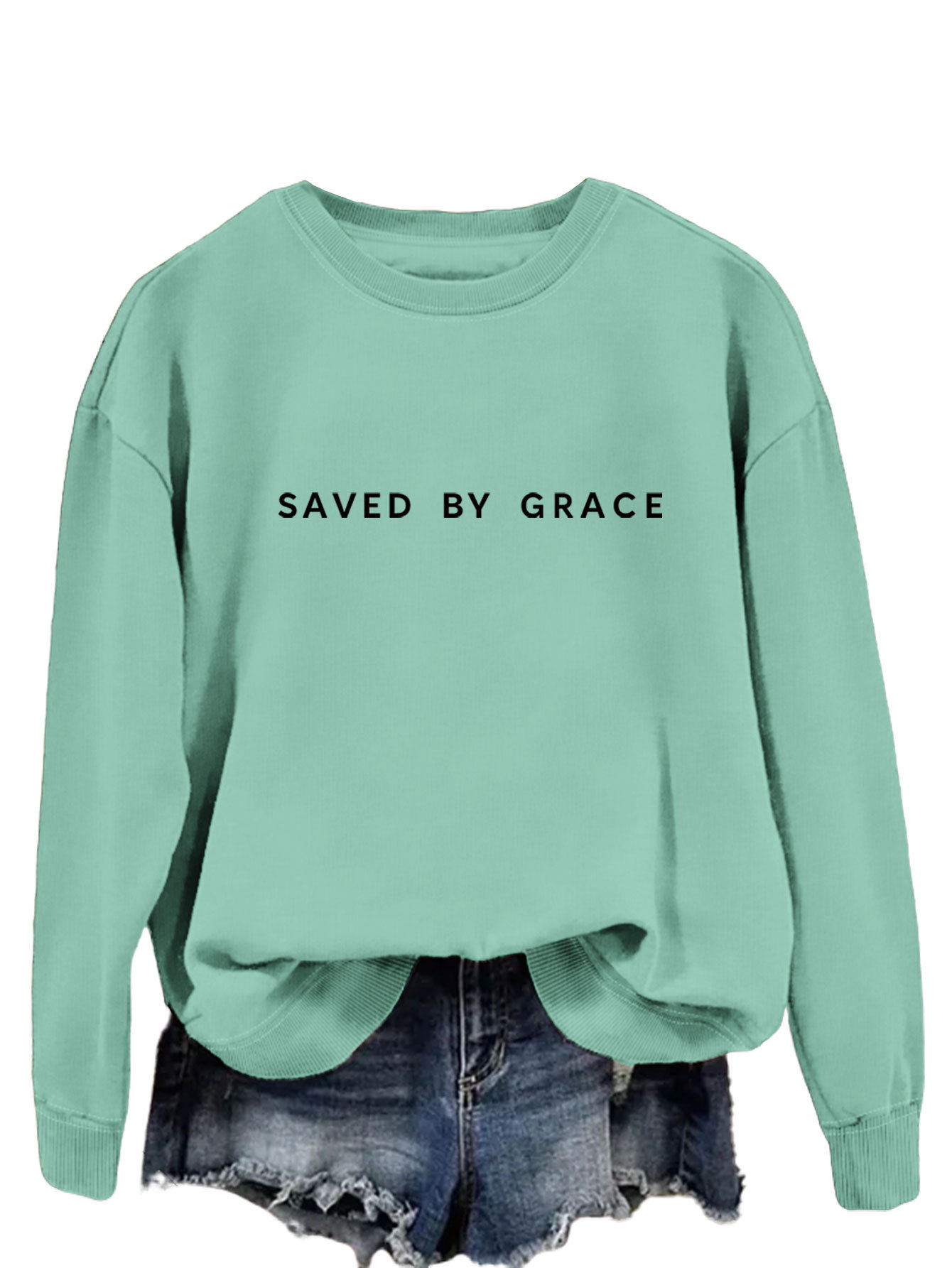 Light Green Black Sweater Font