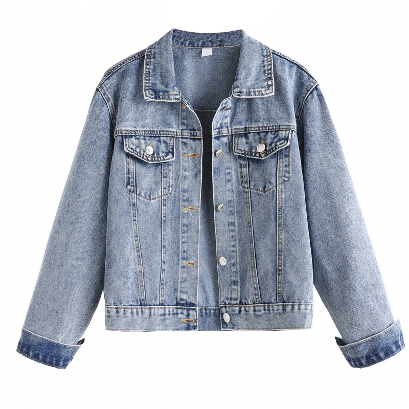 Women's Loose-Fit SpringAutumn New Denim Jacket 5
