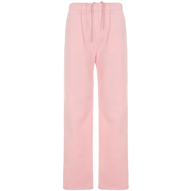 High Waist Straight leg Pants Leisure Sports Suit Pink Trousers - Shop at LoveMi