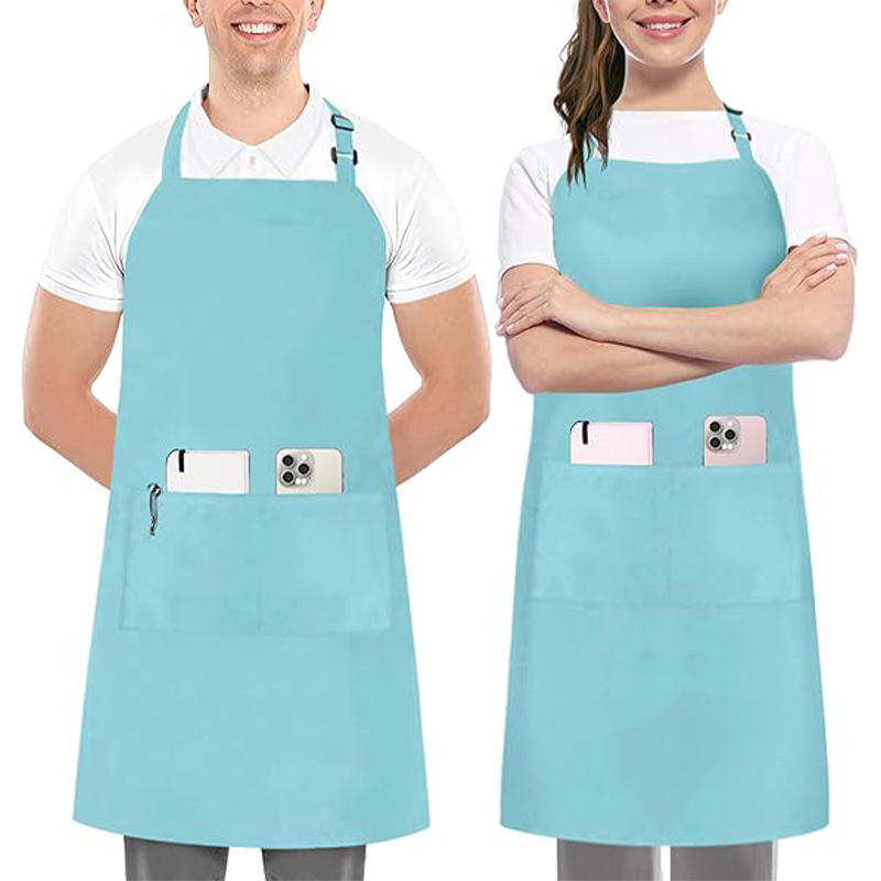 Customizable Waterproof Polyester Apron For Home And Work Use 16
