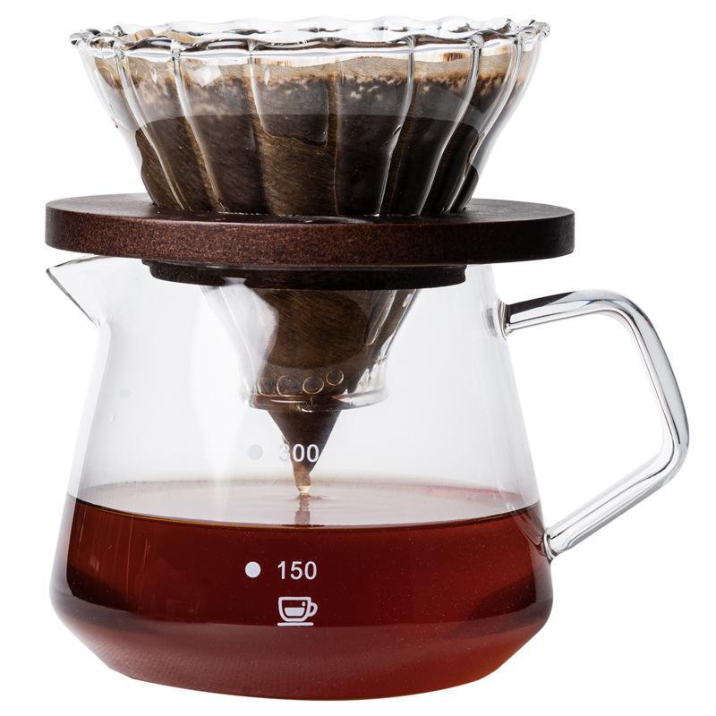 Thickened, Heat-resistant Borosilicate Glass Pour-over