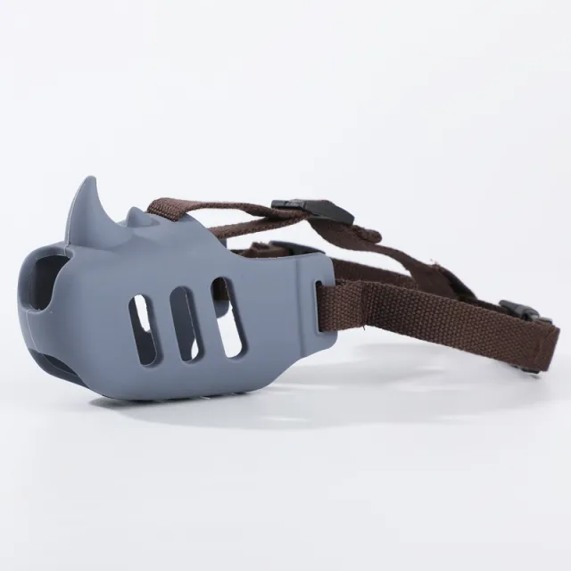 Silicone Pet Muzzle Anti bite Medium And Large Dogs Pet Products Dark Gray - Shop at LoveMi