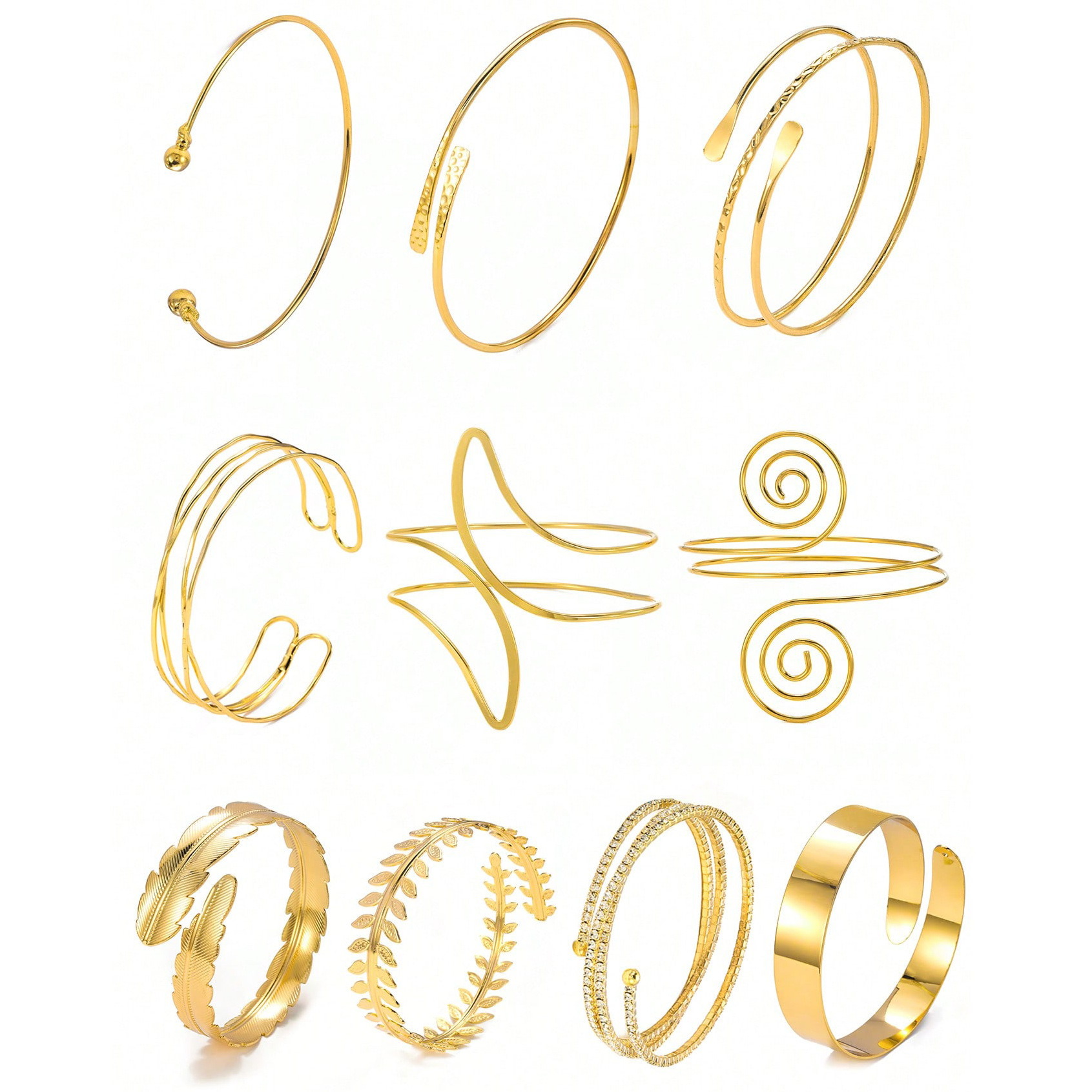 Retro Minimalist Geometric Wave-cross Bracelet For Women