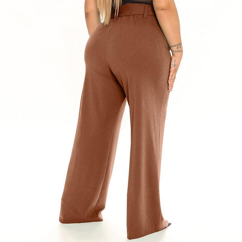 New Womens Independent-site Solid-color Shopee Casual Pants