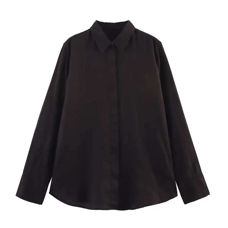 Spring And Summer Linen Shirt Wide Leg Pants