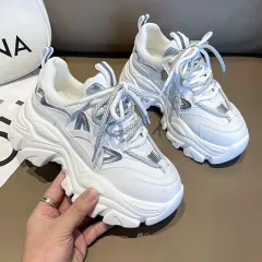Muffin Shoes Platform Casual Sneaker - White - View 1