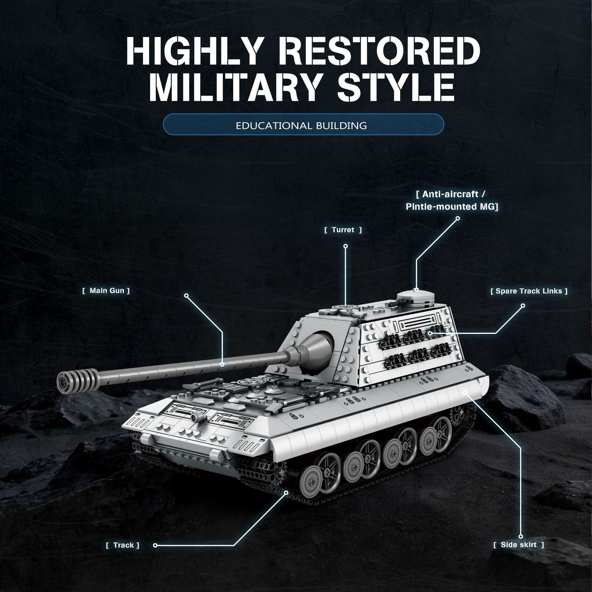 Reobrix E100 World Of Tanks Puzzle Toy — foto 3