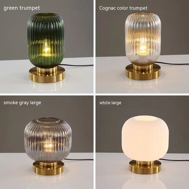 A Minimalist Atmosphere Glass Desk Lamp