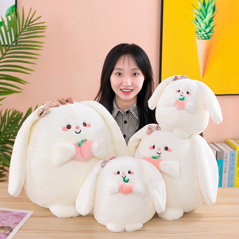 Casual Cute Rabbit Peach Doll Plush Toys