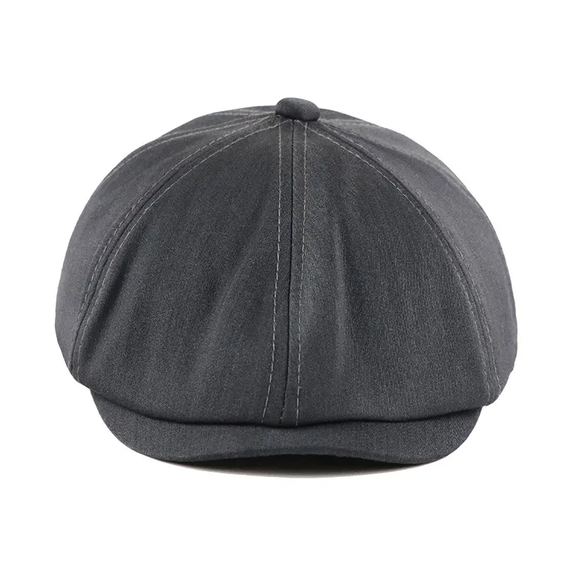Solid Color Retro Beret Men and Women Spring