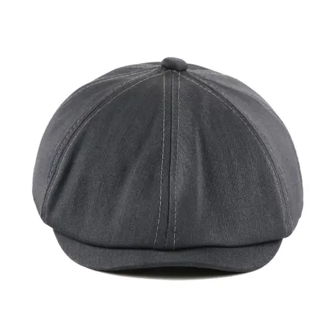Solid Color Retro Beret Men and Women Spring