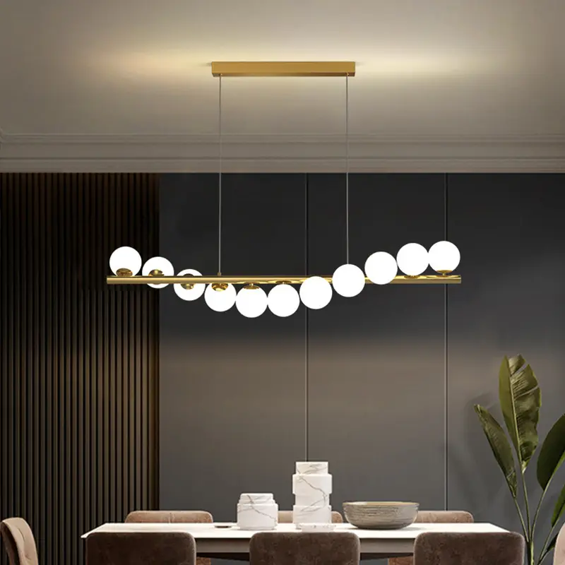 Dining Room Chandelier Creative 3D Long