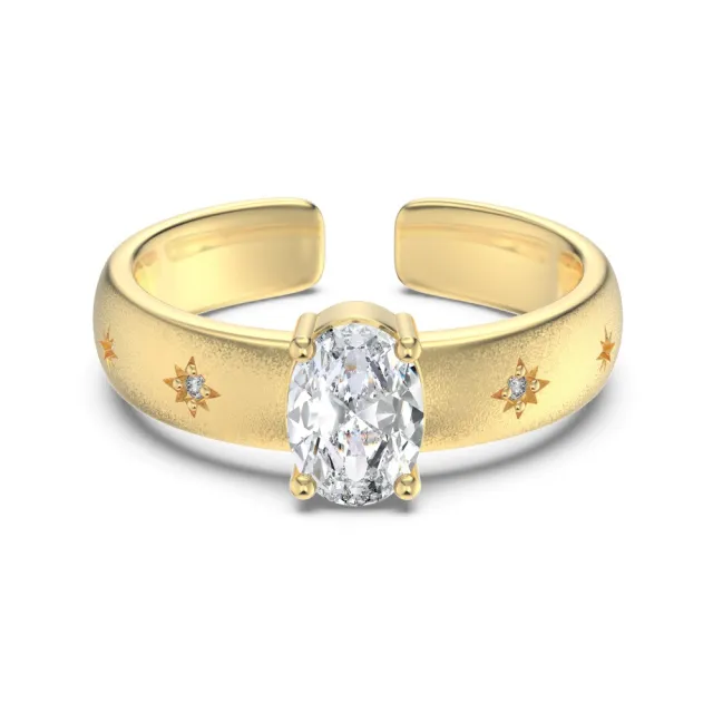 S925 Sterling Silver Ring For Women Gold - Shop at LoveMi