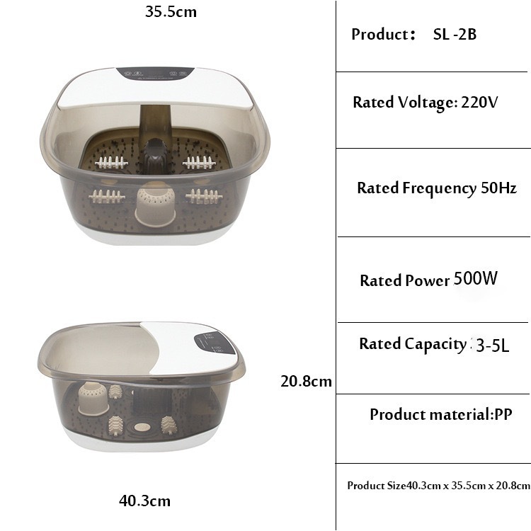 Thermostatic Smart Heating Foot Bath Tub With Massage 4