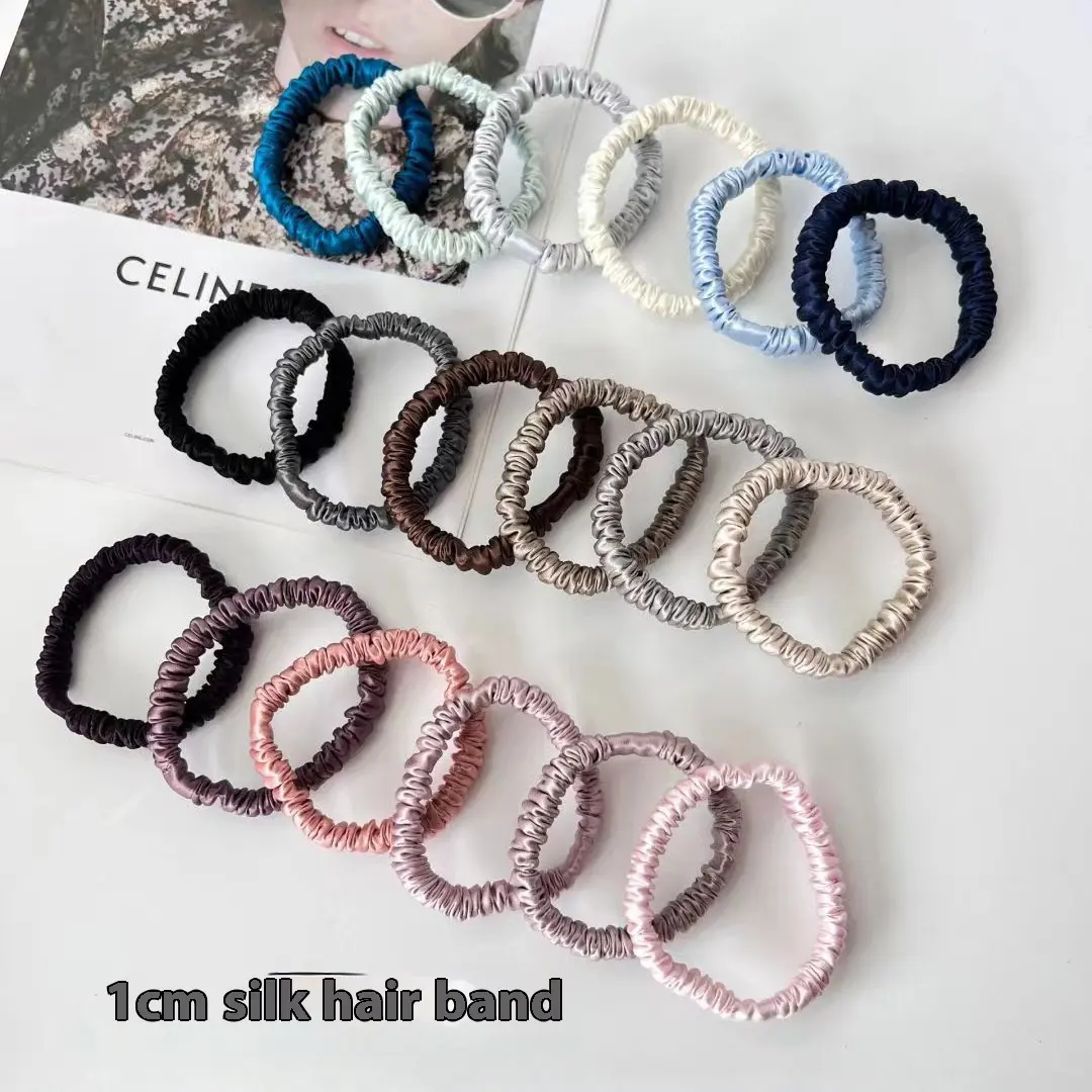 Silk Little Hair Ring Satin Large Intestine