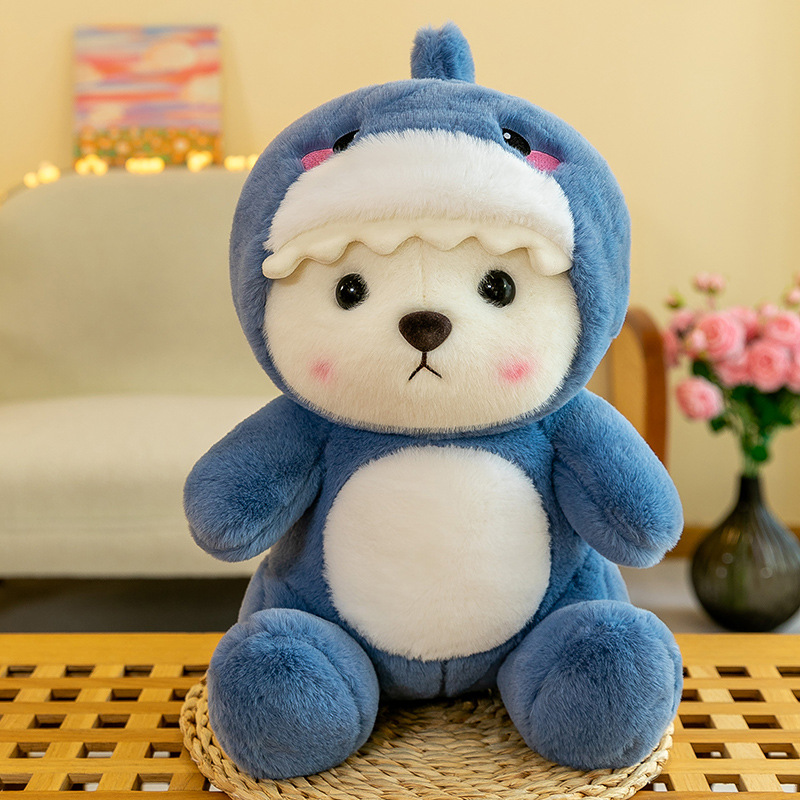 Colorful And Cute Strawberry Bear Plush Doll