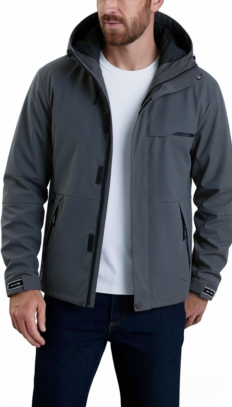 Loose-Fit Hooded Jacket, picture 7 of 8
