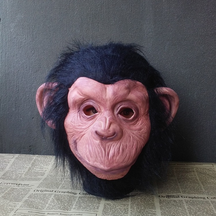 Funny Gorilla Mask Monkey Dance Party Halloween Horror Mask Cute Animal