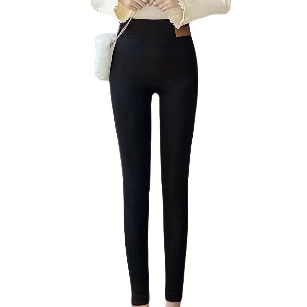 Women's Cashmere Fleece-lined Thickened Autumn And Winter Leggings - Image 4