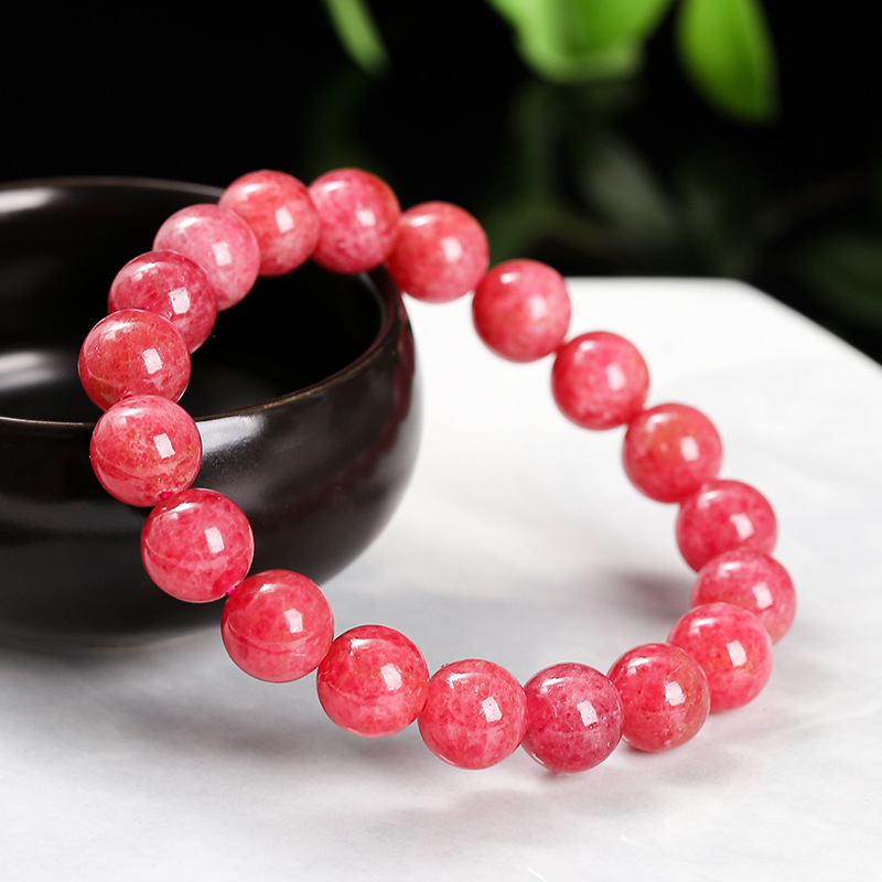 Cherry Blossom Rain Rose Quartz Bracelet For Women