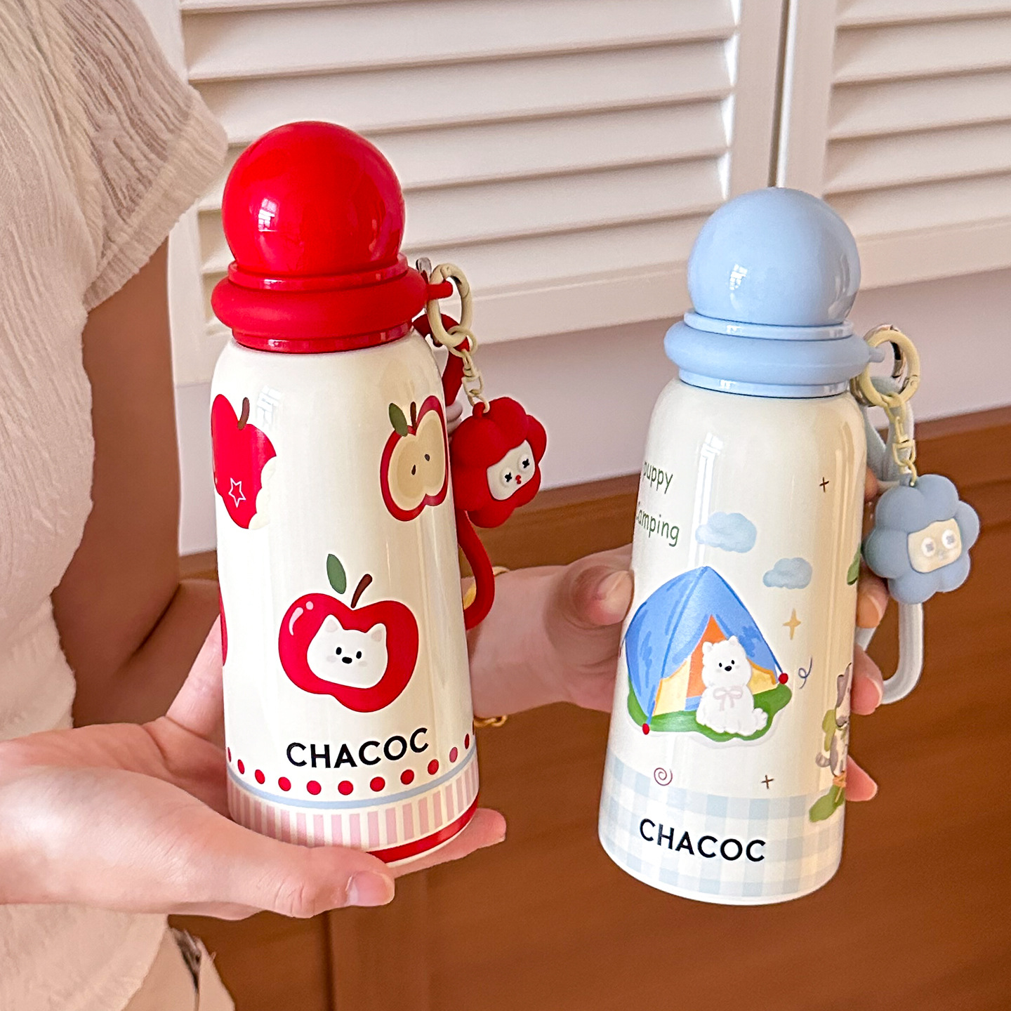 Creative Cartoon Portable Cute Student Travel Cup