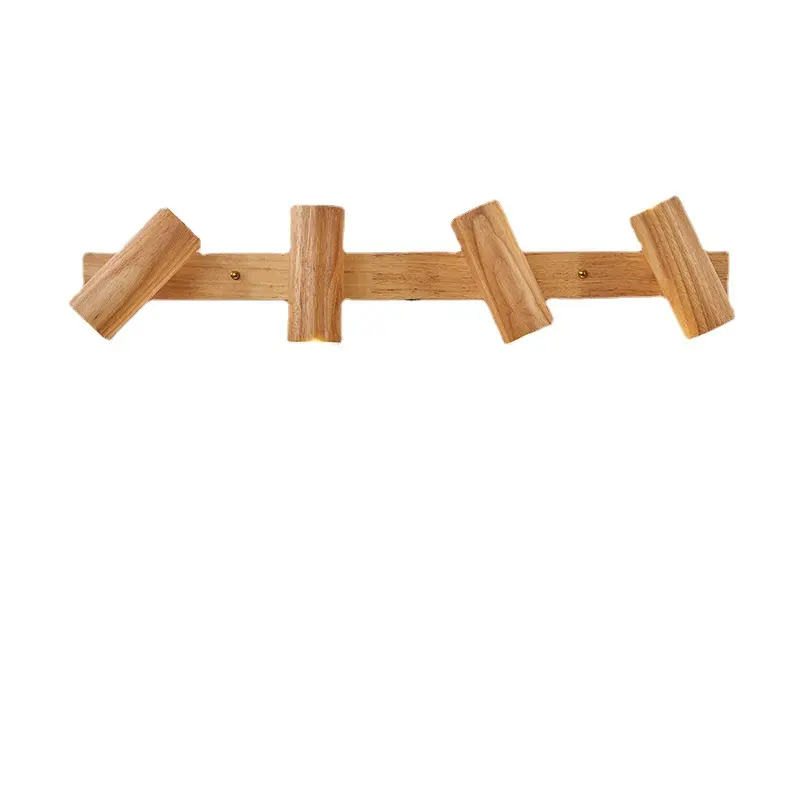 European Spotlight Multi-head Solid Wood Living Room