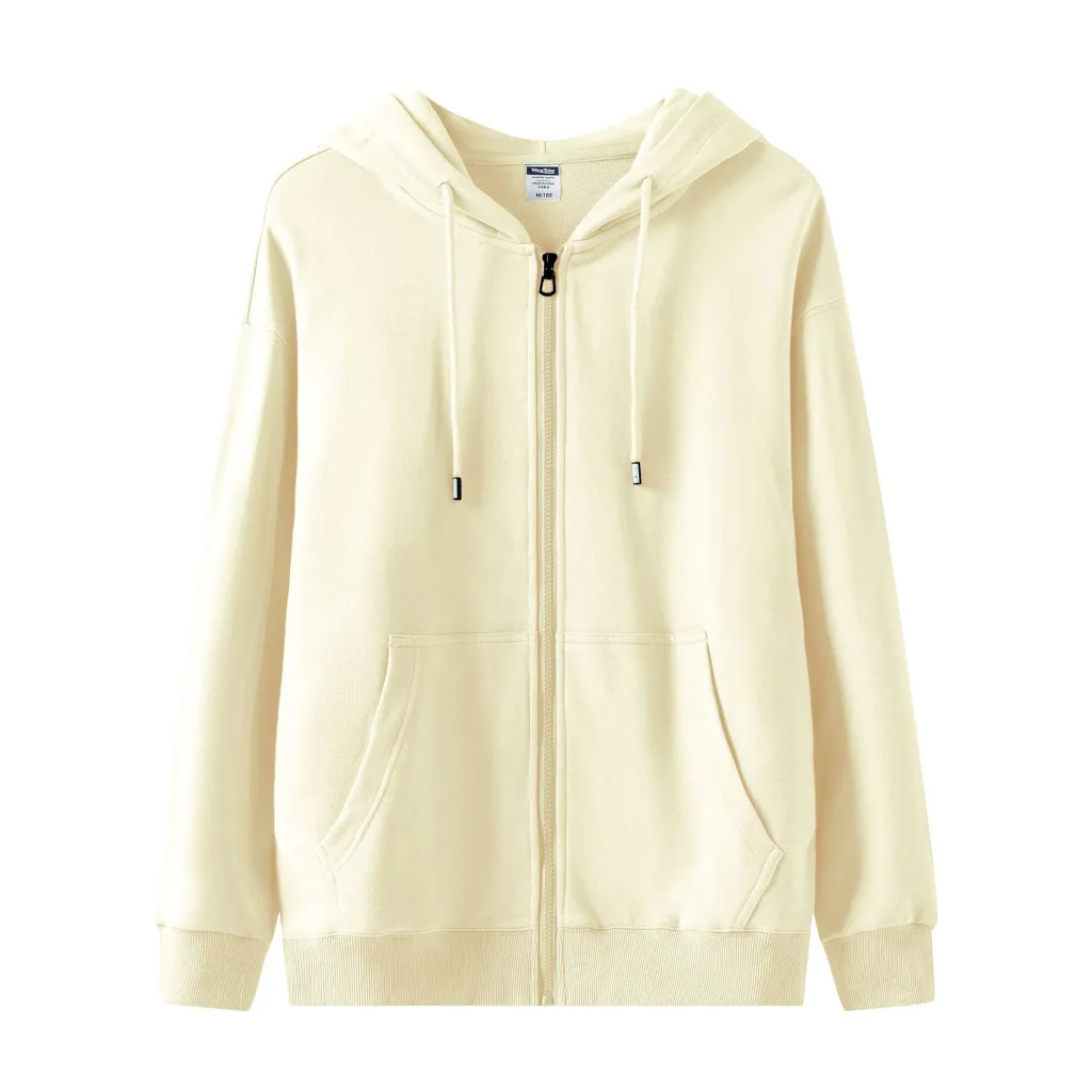 Top Youthful Campus Loose Pullover Coat - Apricot