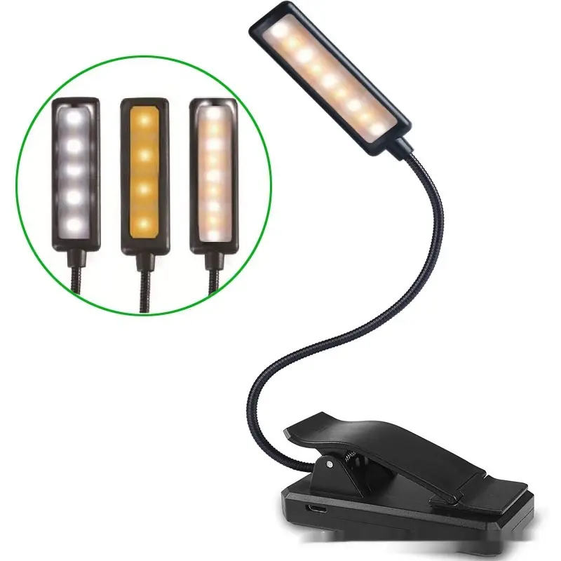 9-speed Dimming Portable Book Clip Lamp