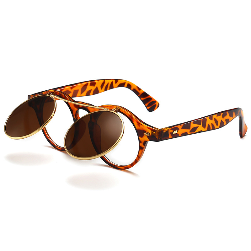Women’s Plastic Retro Flip Sunglasses