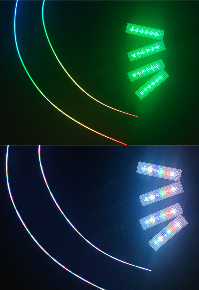 Car Atmosphere LED Light Bar Hidden Modification