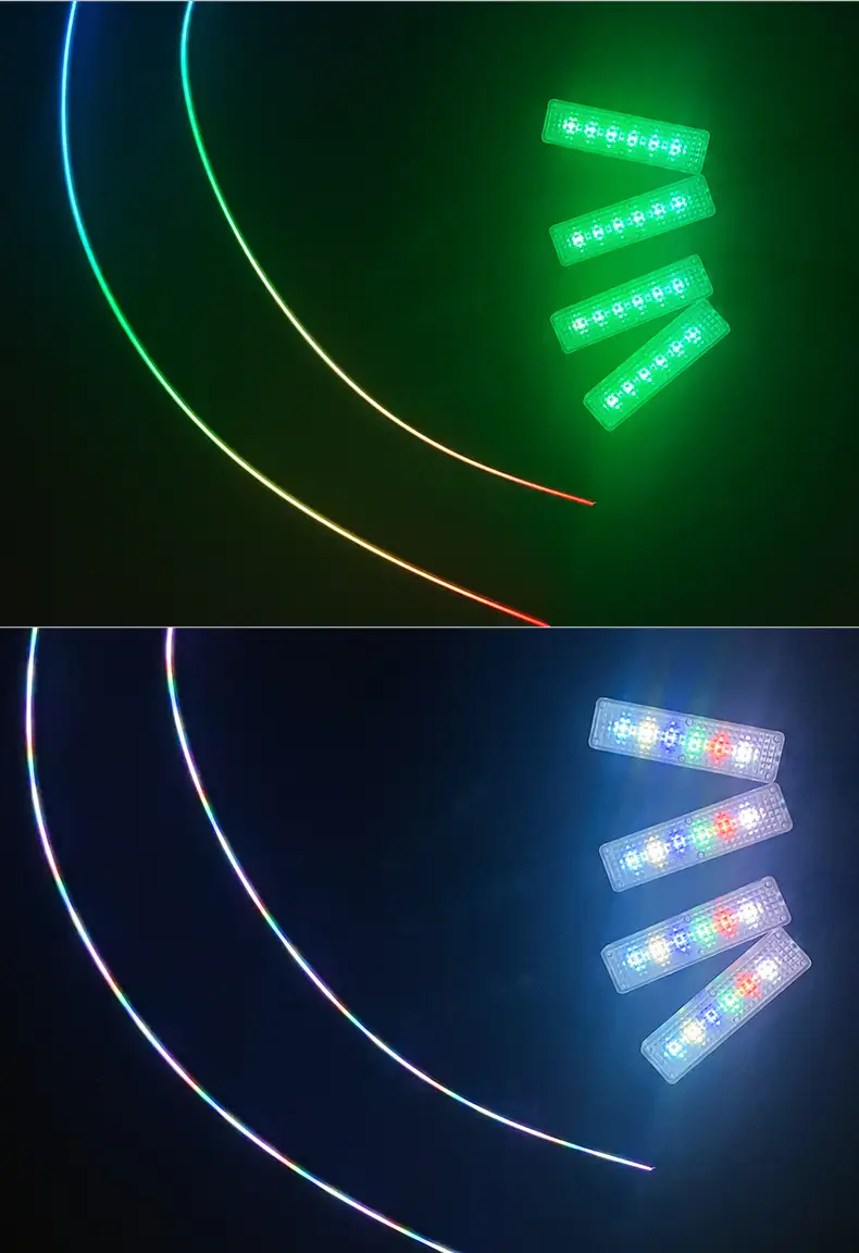 Car Atmosphere LED Light Bar Hidden Modification