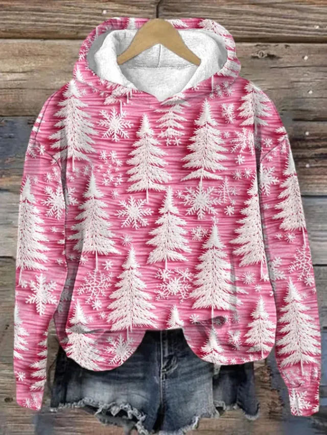 All matching Printed Hooded Jacket Women's Top G44Z777 3Xl - Shop at LoveMi