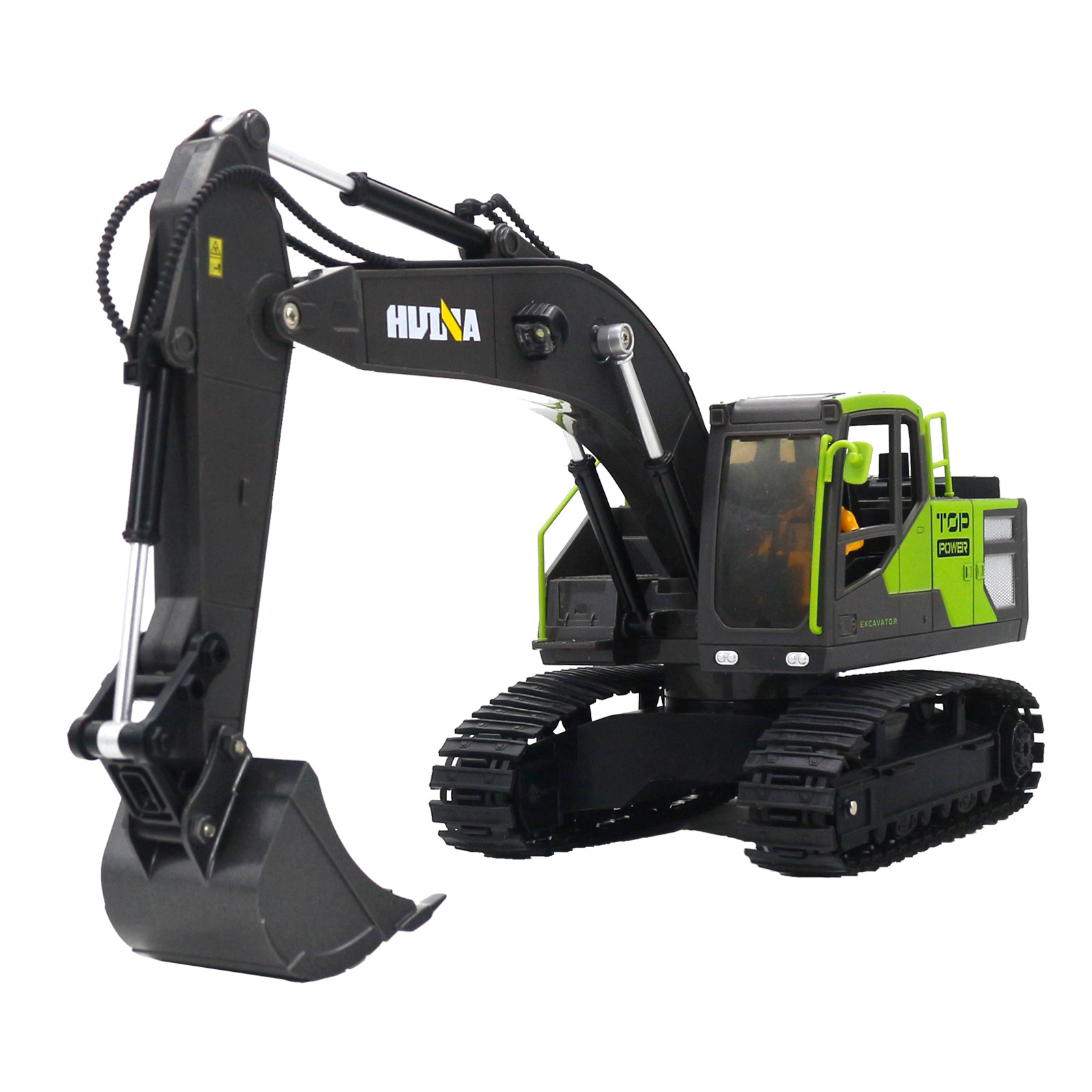 Remote-controlled Electric Excavator Semi-metallic Model Toy