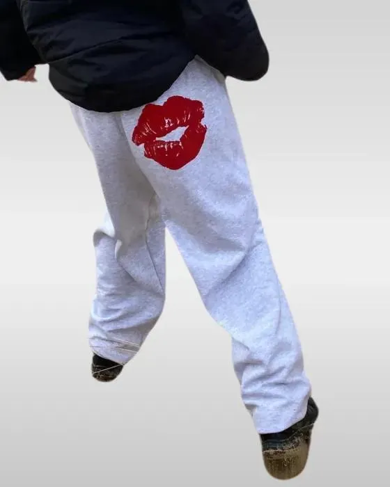 Fashion Hip Hop Sports Trousers Light Gray 2 - Shop at LoveMi